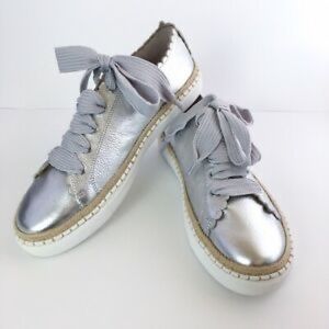 Kate Spade leather espadrille sneakers